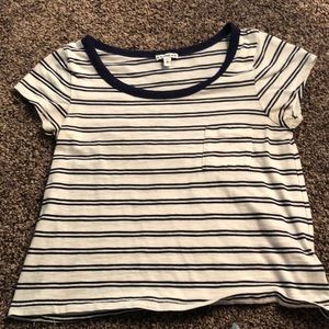 Express striped tee